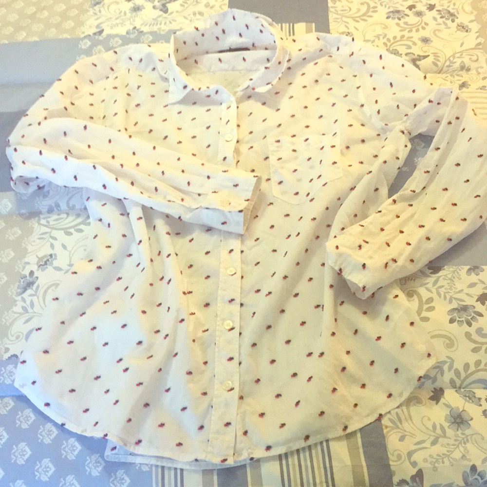 GAP 100% cotton lightweight blouse. Like large